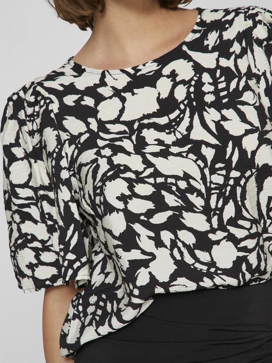 Actual product image Vila Round neck top with short sleeves (34)