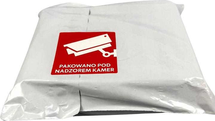 Produktbild Bestpak BSTech Selbstklebeetikett „Verpackt unter Kameraüberwachung“ 80x80 mm 1000 Stk.