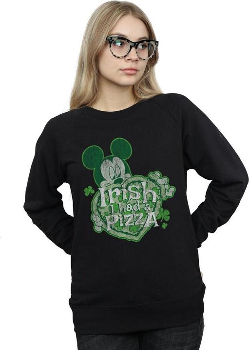Immagine prodotto Disney Mickey Mouse Shamrock Pizza Felpa Donna (L)