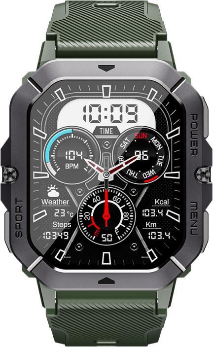 Actual product image Oukitel Smartwatch BT101 Green