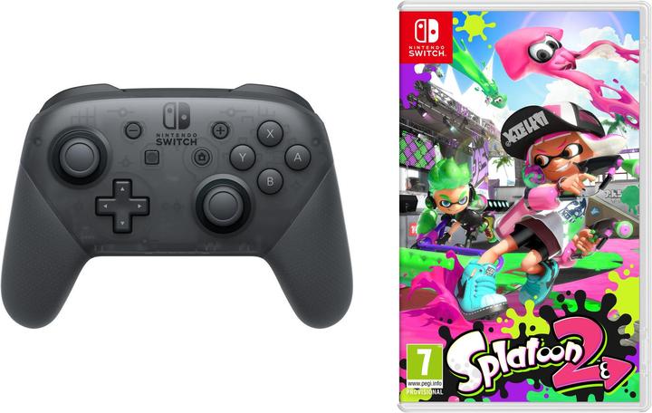 Image du produit Nintendo Switch Pro Controller + Splatoon 2