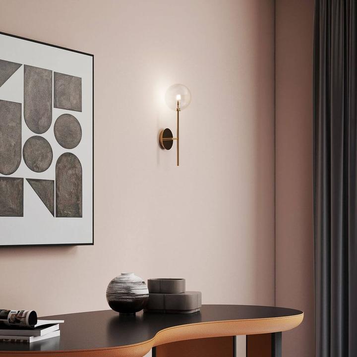 Actual product image Ideal lux EQUINOXE G4 wall light brass warm white 200149 (160 lm, G4)