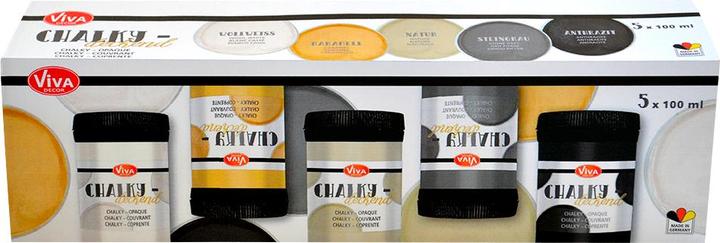 Produktbild Viva Decor Chalky deckend "Klassisch", 5er-Set (Multi, 100 ml)