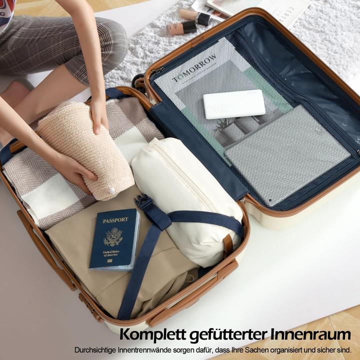 Immagine prodotto Coolife 3-teiliges Koffer-Set (93 l, L (90 - 115l))