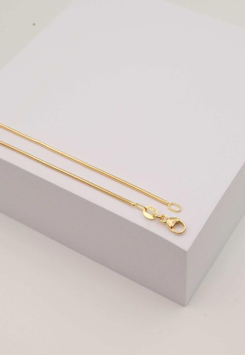 Image du produit Muau Collier serpent or jaune 750, 1.2mm, 45cm (Or jaune 750/18K, 45 cm)