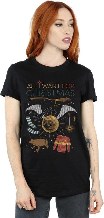 Immagine prodotto All I Want For Christmas Maglietta Ampia Donna (M)
