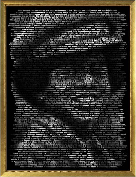 Immagine prodotto Trenddeko Heine - Michael Jackson Biografia (40 x 50 cm)