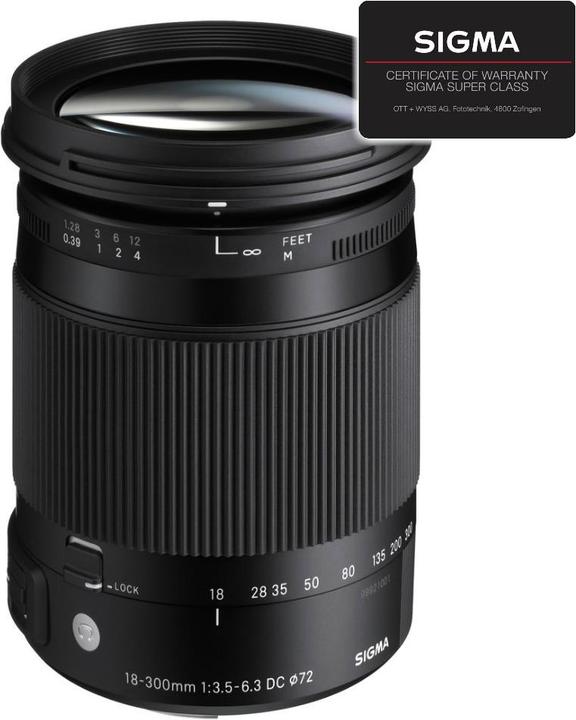 Produktbild Sigma 18-300mm f/3,5-6,3 DC Makro HSM (C), Sony A (Sony A, APS-C / DX)