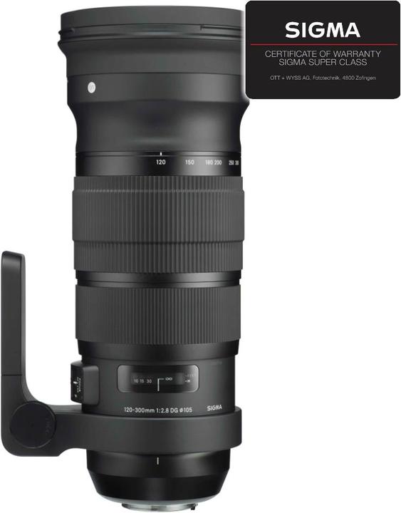Image du produit Sigma 120-300mm f/2.8 DG OS HSM, Nikon F (Nikon F, Plein format)