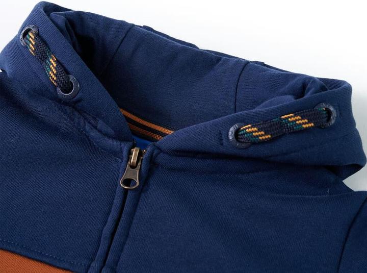 Actual product image VidaXL Children's hooded jumper with zip 116,Material (116)