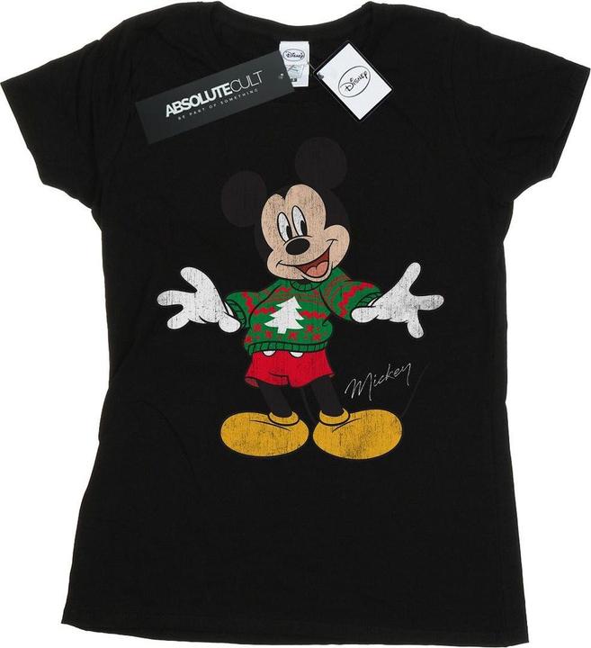 Produktbild Disney Mickey Mouse Christmas Jumper TShirt (XXL)