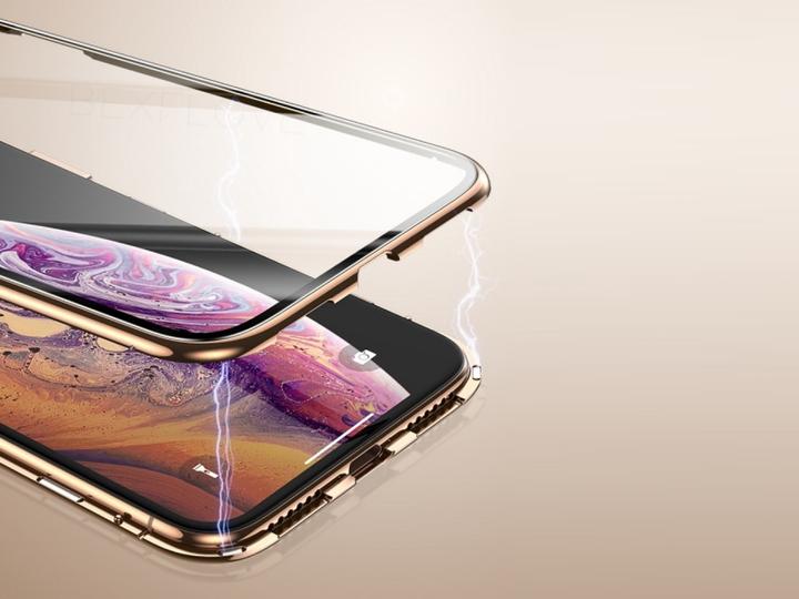 Produktbild G-Case Apple iPhone 11 Pro Aluminium Magnetic Glass Case Hülle (Apple iPhone 11 Pro)