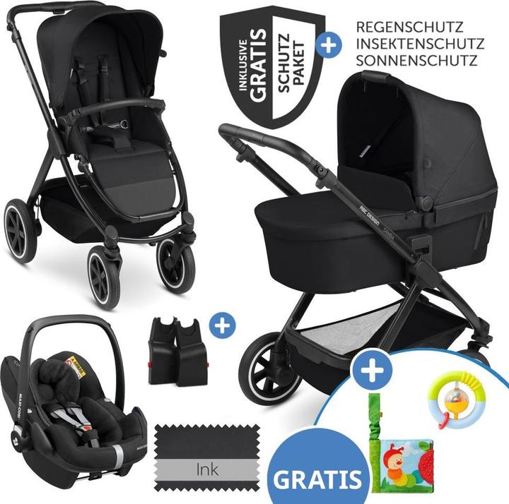 Produktbild ABC Design 3in1 Kinderwagen-Set Samba - inkl. Babywanne