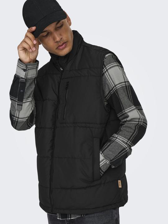 Immagine prodotto Only & Sons Gilet a collo alto trapuntato (M)