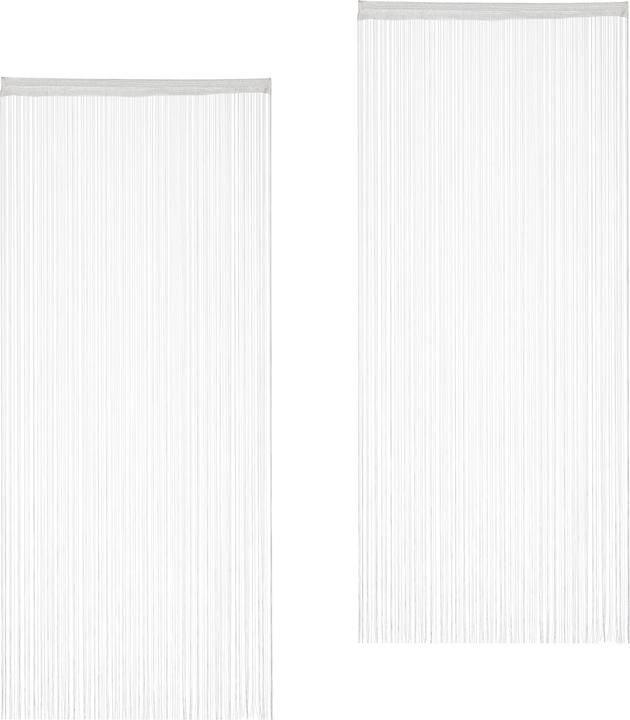 Actual product image Relaxdays White String Curtains (90 x 245 cm)
