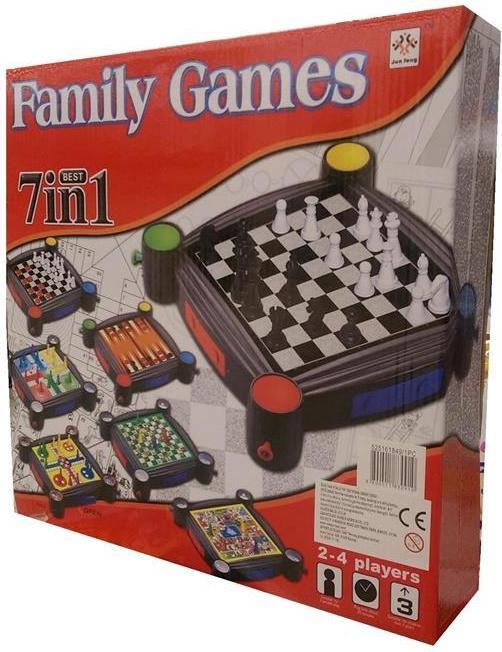 Actual product image No Name TABLE GAME 7 IN 1 (Multilingual)