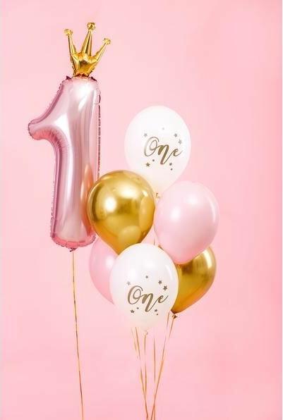 Actual product image Partydeco Balloons for the 1st birthday "One