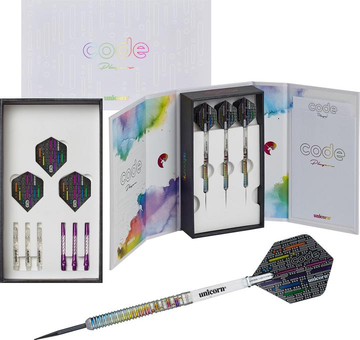 Actual product image Unicorn Gary Anderson Code Players Steel Dart (21 g)