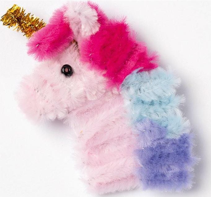 Actual product image Folia Pipe cleaner multicoloured chenille wire Unicorn Ø 8,0 mm 10 pcs. (0.50 m)