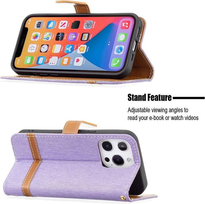 Produktbild König Design Hülle Handy Schutz für Apple iPhone 13 Pro Max Case Cover Tasche Etuis Violett (Apple iPhone 13 Pro Max)