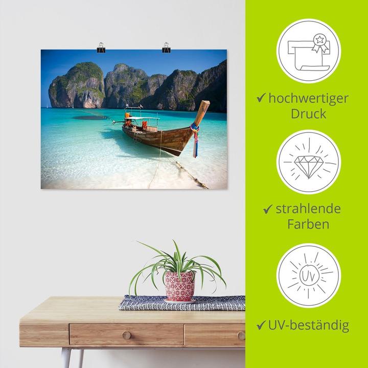 Image du produit Artland Maya Bay, Koh Phi Phi Leh, Thaïlande T5VI (40 x 30 cm)