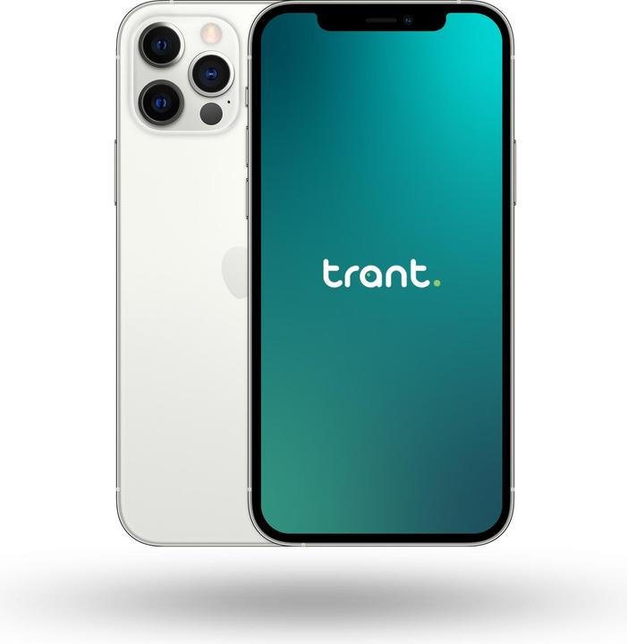 Actual product image Trant.ch iPhone 12 Pro (128 GB, Silver, 6.10", SIM + eSIM, B / Very good)