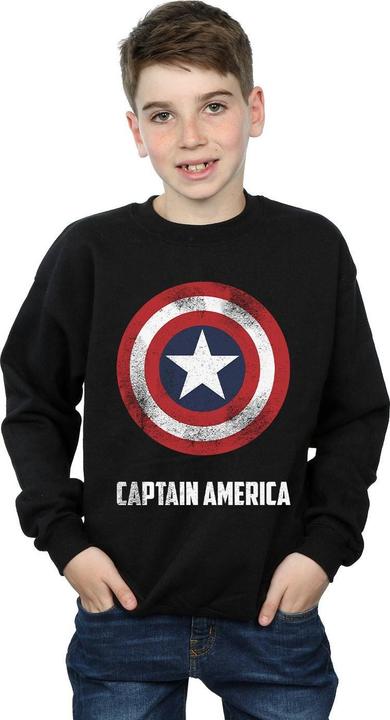 Actual product image Captain America Boys Shield Sweatshirt (128)