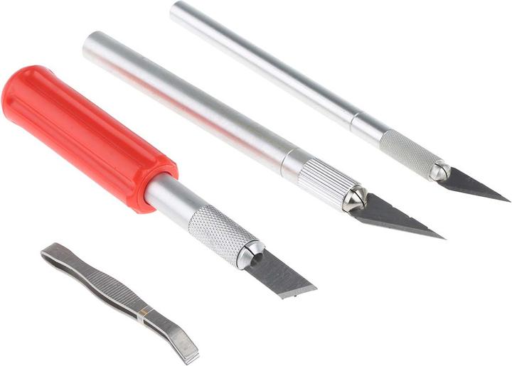 Produktbild Rs Pro Bastelmesser Set mit 10 Klingen (Ersatzklinge)