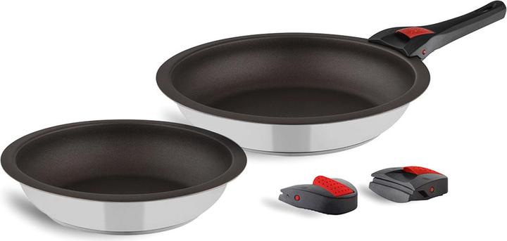 Immagine prodotto Kuppels Quick Clack Pro (Set di pentole e padelle da cucina, Acciaio inossidabile)
