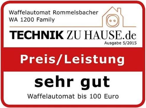 Actual product image Rommelsbacher Wa 1200