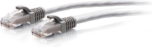 Produktbild C2G 1,2 m Cat6a ungeschirmtes (UTP) flaches Ethernet Patchkabel mit Rastnasenschutz – grau (U/UTP, CAT6a, 1.20 m)