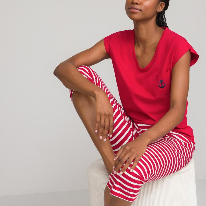 Immagine prodotto La Redoute Collections Pigiama corto in jersey di cotone (42)
