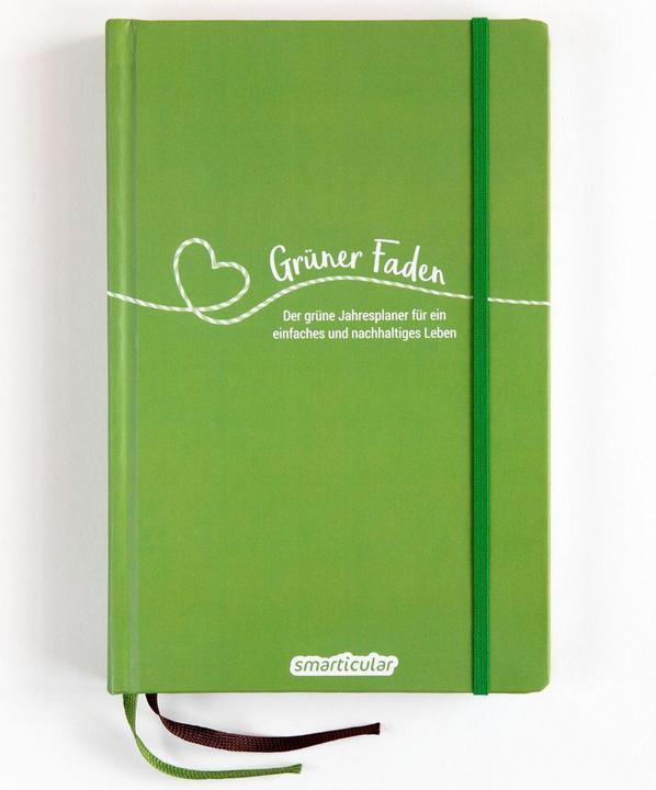 Actual product image Grüner Faden - annual planner, life planner, guidebook - sustainable ideas for the whole year (A5, German)