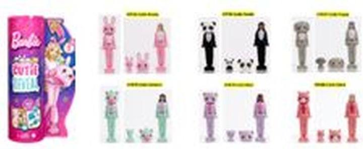 Nutritional values and ingredients Barbie Mini BarbieLand Cutie Reveal Assortment