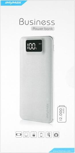 Actual product image Mymax iMymax Business MM-PB/009 Power Bank 12000mAh white (12000 mAh)