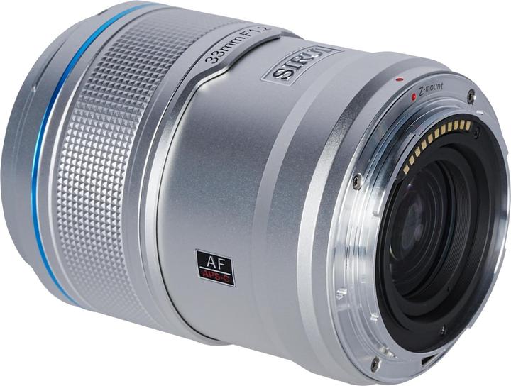 Immagine prodotto Sirui Obiettivo Sniper 33 mm F1.2 APSC con messa a fuoco automatica (attacco Sony-E, argento) (Sony E, APS-C / DX)