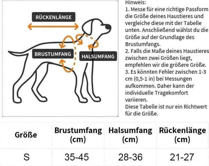 Produktbild Cbx Hochsichtbare Reflektierende Hundeweste, Sicherheitsweste für Hunde - Grösse S (S, Hundeweste)