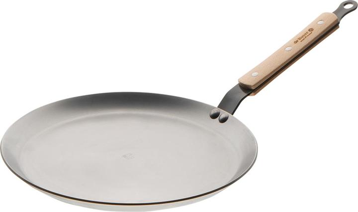 Produktbild de Buyer Crepe-Pfanne Mineral B Bois Ø 26Cm (26 cm, Bratpfanne, Edelstahl)