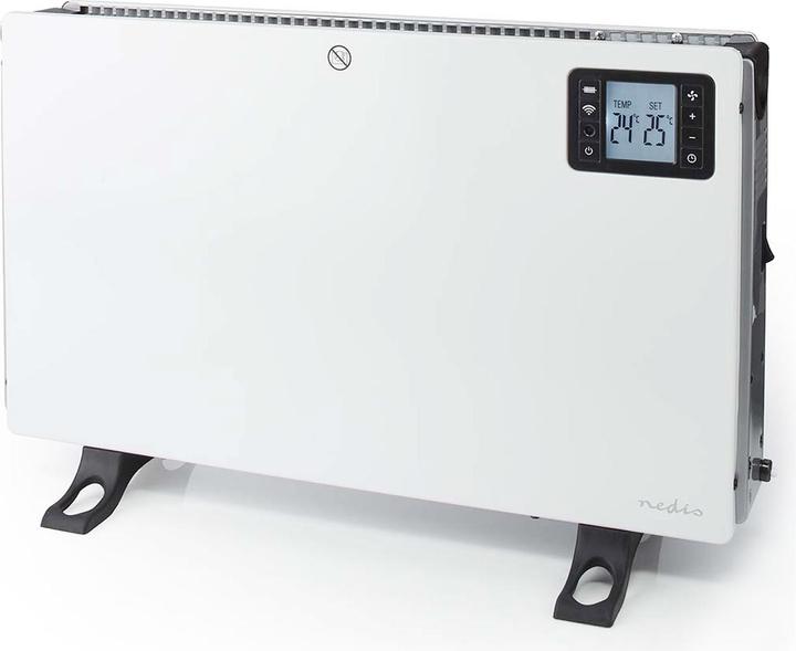 Produktbild Nedis SmartLife Convectorkachel - Wi-Fi - 2000 W - 3 Warmte Standen - LCD - 5 - 37 C - Instelbare thermost (2000 W)