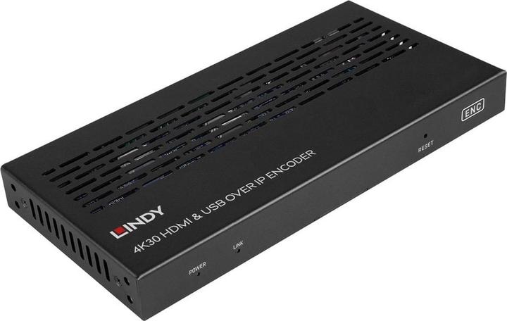 Actual product image Lindy 4K30 HDMI & USB over IP Encoder Multicast & Videowall