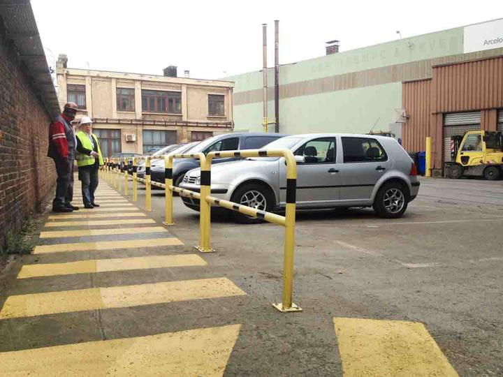 Immagine prodotto Rs Pro Parapetto di sicurezza in acciaio giallo/nero Barriera di sicurezza