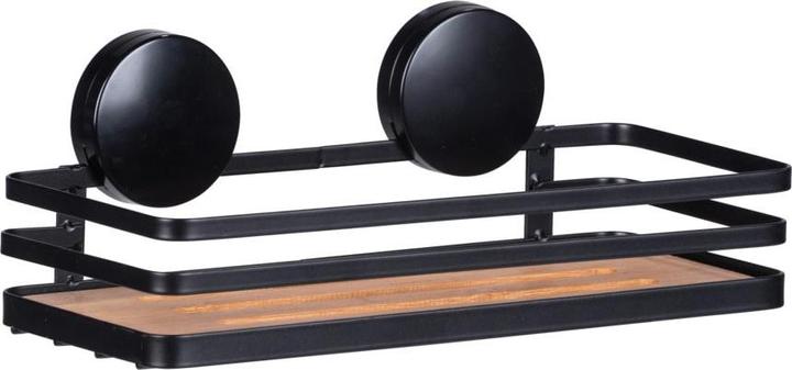 Produktbild Wenko Static-Loc® Alba Duschkorb Stahl, Bambus