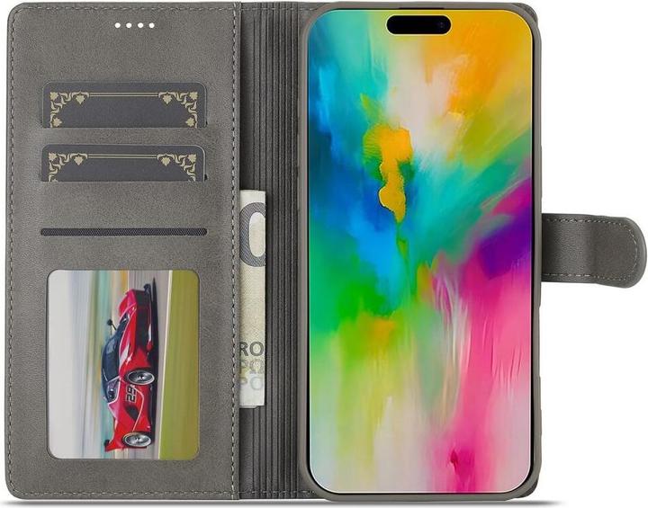 Image du produit LC.Imeeke iPhone 16 Pro - Étui en cuir (Apple iPhone 16 Pro)