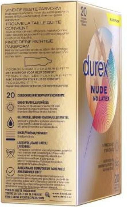 Actual product image Durex Nude No Latex (20 pcs.)