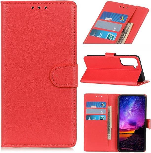 Actual product image MU Classic Litchi Leather Bookcover Series (Samsung Galaxy S21+)