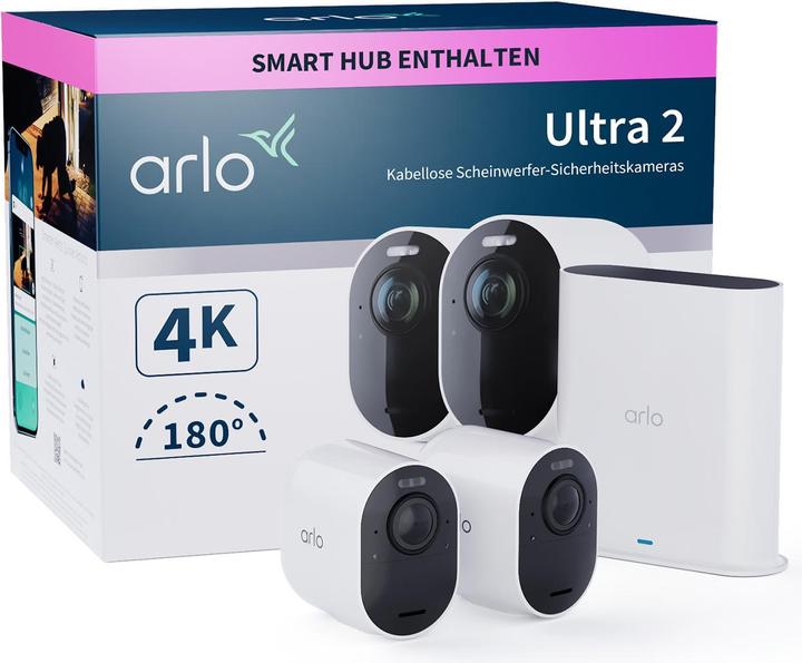 Immagine prodotto Arlo Camera Ultra 2 Spotlight, set di 2 (3840 x 2160 pixel)