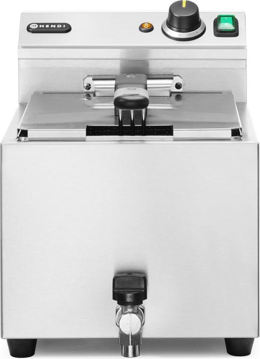 Actual product image Hendi Deep Fryer with Drain Tap 10 l 400V 6600W