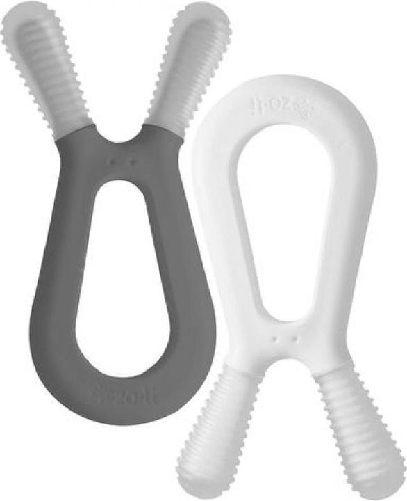 ZoLi Aide à la dentition Bunny en lot de 2 (couleurs au choix)