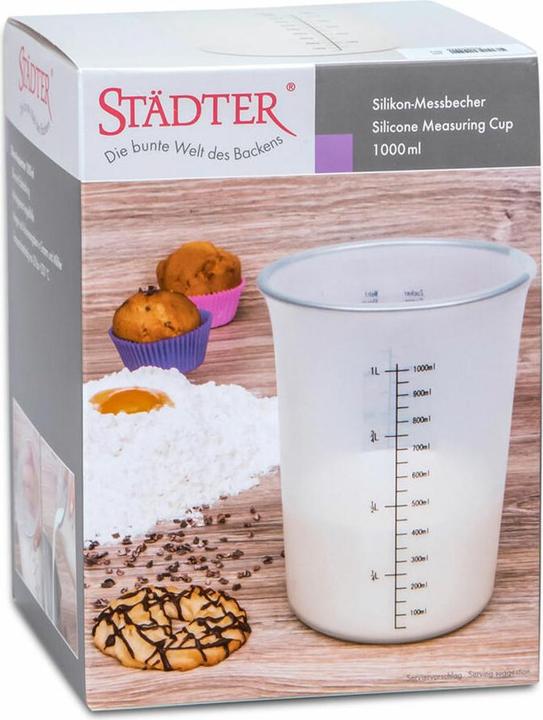 Image du produit Städter Gobelet doseur en silicone 1 L (1000 ml)