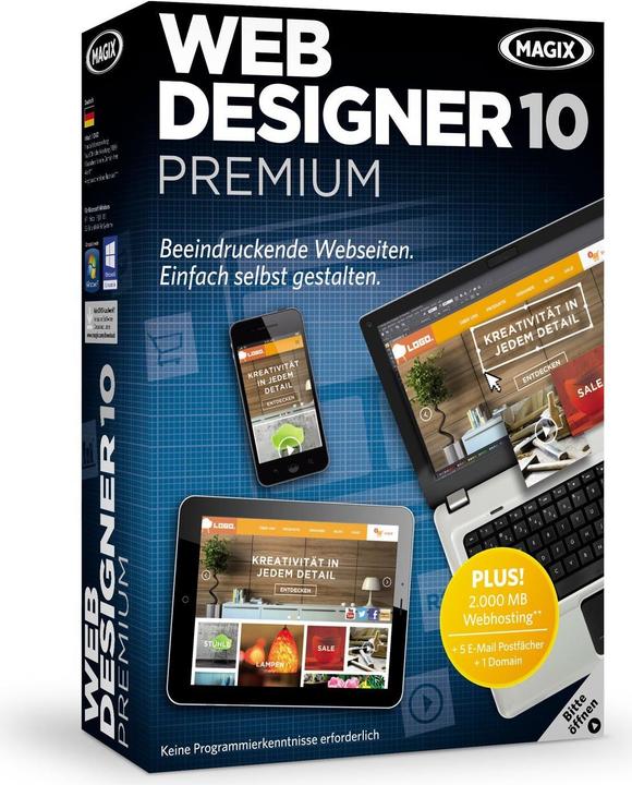 Produktbild Magix Act Key/ Web Designer 10 Premium